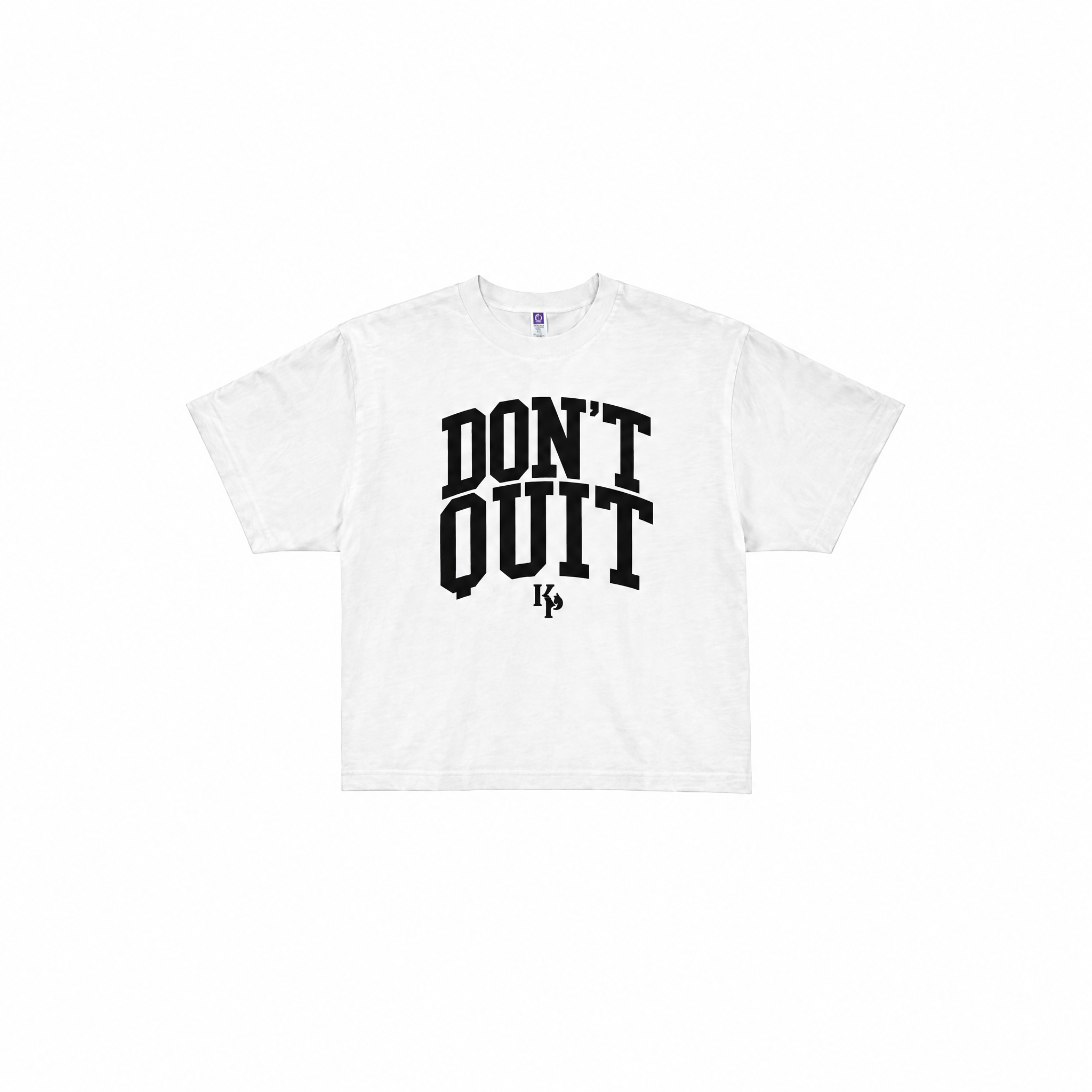 Don’t Quit Boxy Tee (White)